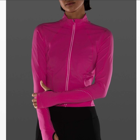 Lululemon Final Mile Jacket Dark Prism Pink Size 4 - Picture 3 of 9
